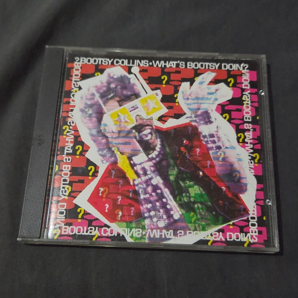 Vtg 1988 Bootsy Collins WHAT'S BOOTSY DOIN'? CD